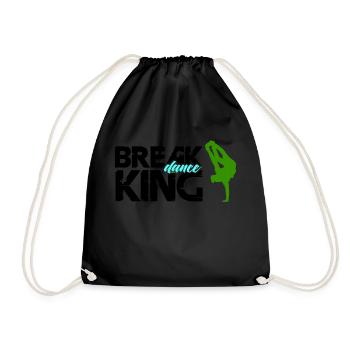 Break Dance King - Drawstring Bag - black - Front