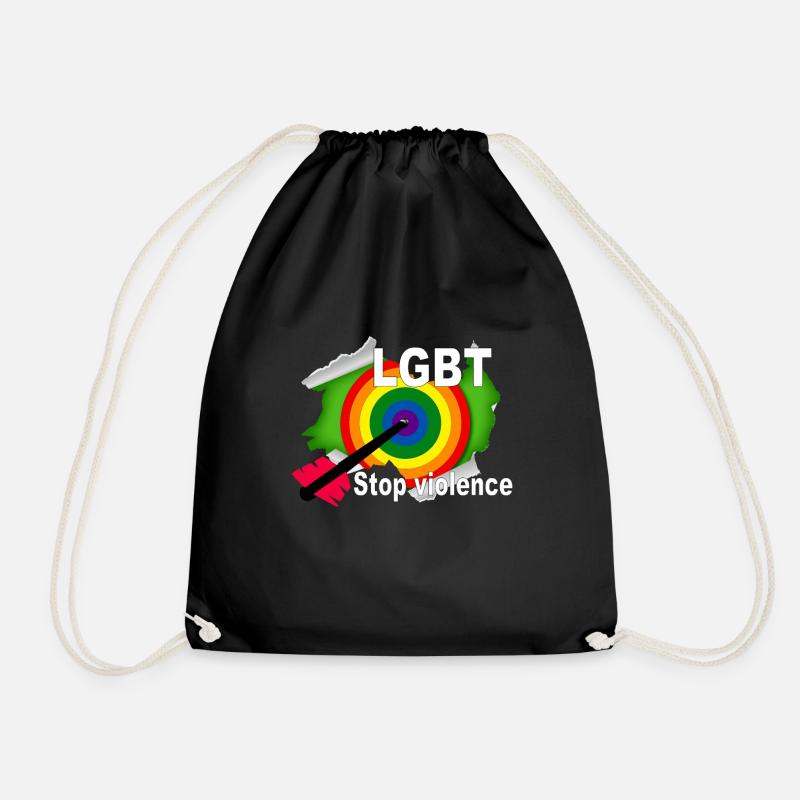 LGBT - Sac de sport léger - noir