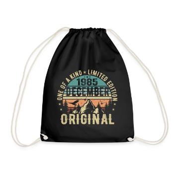 Légendes Anniversaire Décembre 1985 Naissance Cadeau - Sac de sport léger - noir - Devant