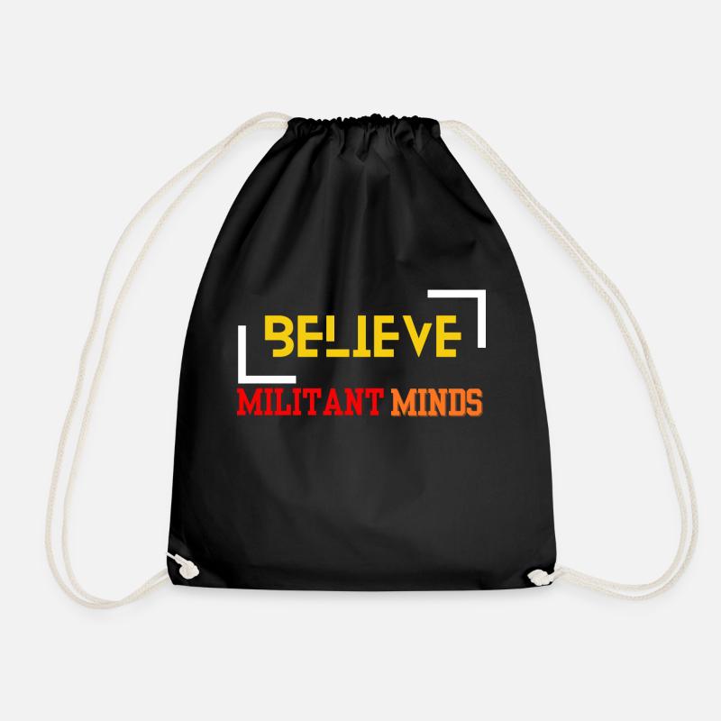 Positive Mindset Journey - Drawstring Bag - black