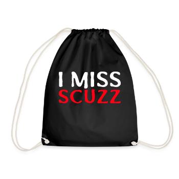 I Miss Scuzz - Drawstring Bag - black - Front