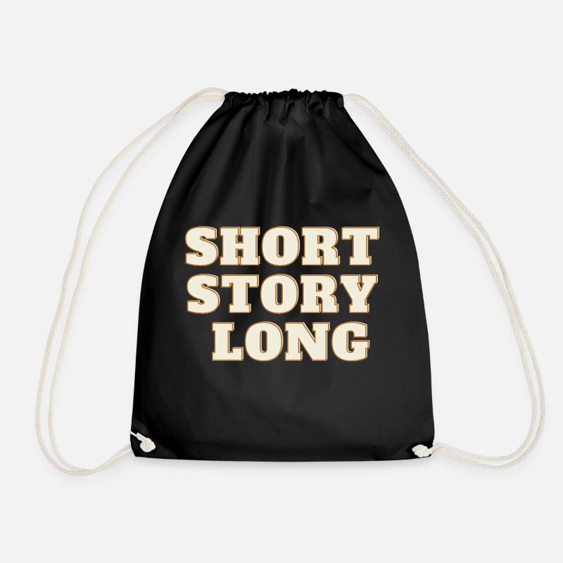 short story long - Turnbeutel - Schwarz