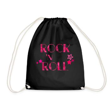 ROCK 'N ROLL - Drawstring Bag - black - Front