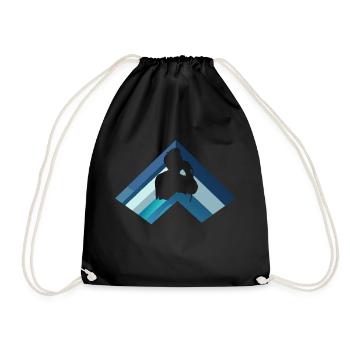 Voice, Singing, Karaoke - Drawstring Bag - black - Front