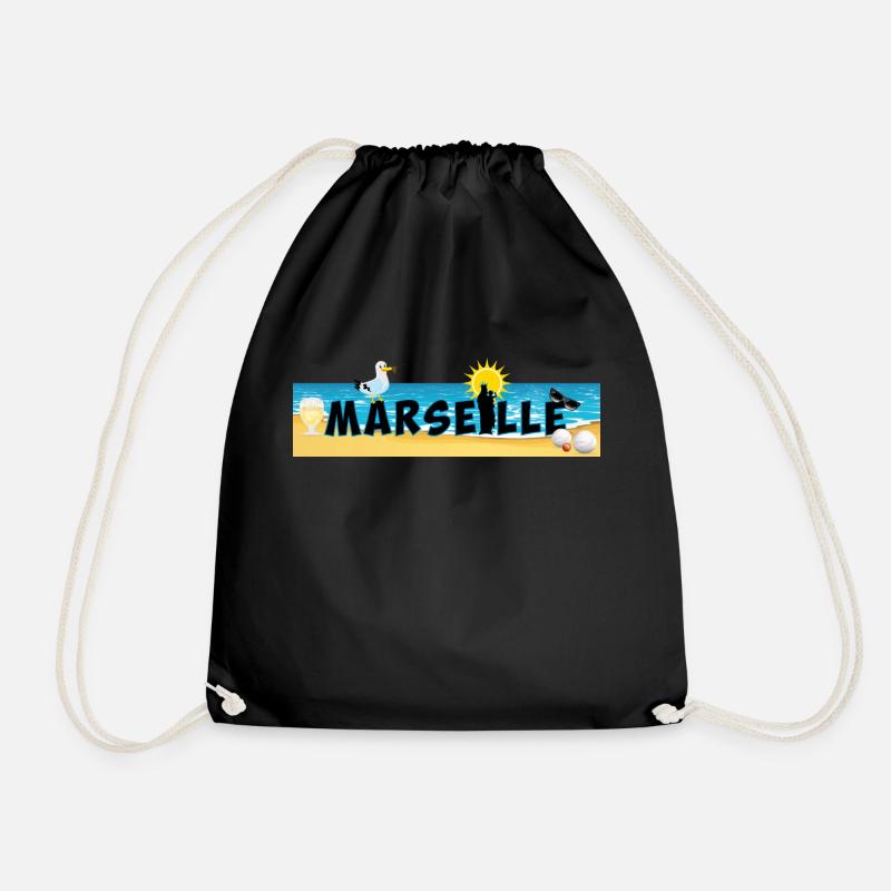 Marseille - Sac de sport léger - noir