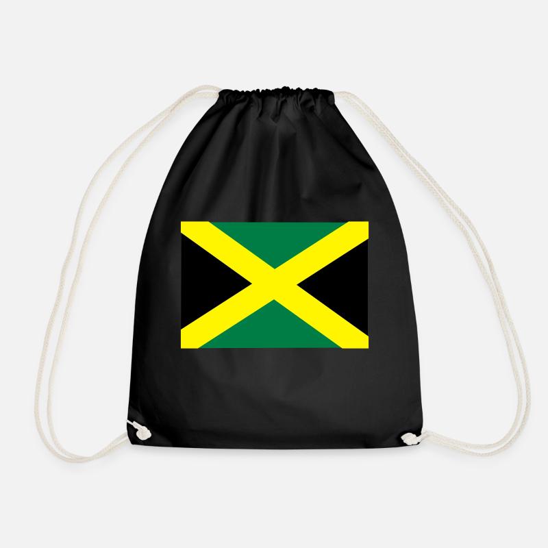 Jamaica - Drawstring Bag - black