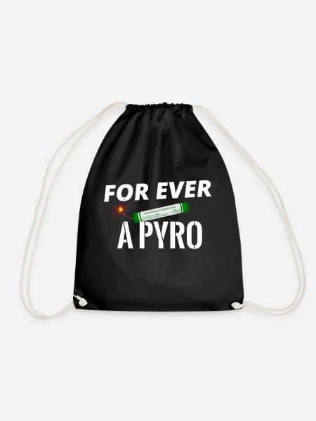 Pyro for ever Fireworks - Turnbeutel - Schwarz