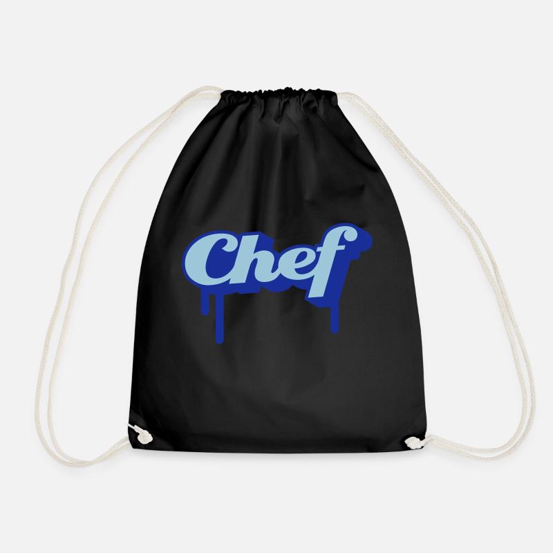 chef - Turnbeutel - Schwarz