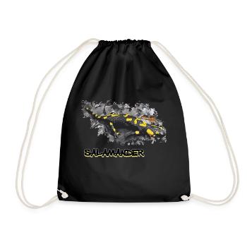 salamandre - Sac de sport léger - noir - Devant
