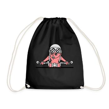 conception conduite moto permis de conduire cool r - Sac de sport léger - noir - Devant