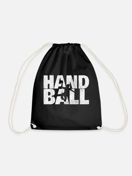 handball sport - Turnbeutel - Schwarz
