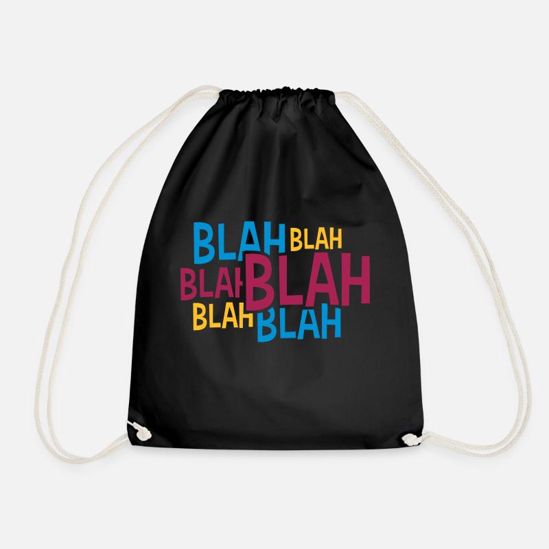 Comic Blah Bunt - Turnbeutel - Schwarz