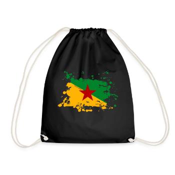 Französisch Guyana - Turnbeutel - Schwarz - Vorne