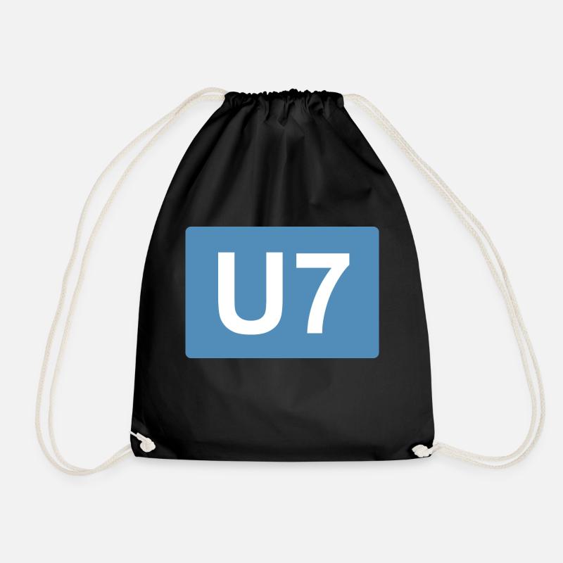 Berlin U-Bahn U7 - Turnbeutel - Schwarz