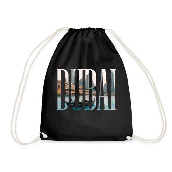 Dubaï, Émirat, Émirats arabes unis - Sac de sport léger - noir - Devant