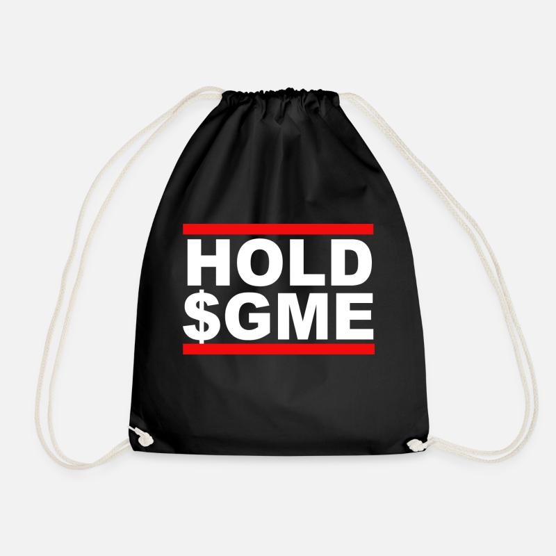 hodl gme - Turnbeutel - Schwarz