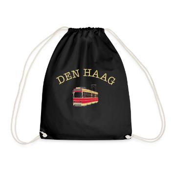 Haag - Turnbeutel - Schwarz - Vorne