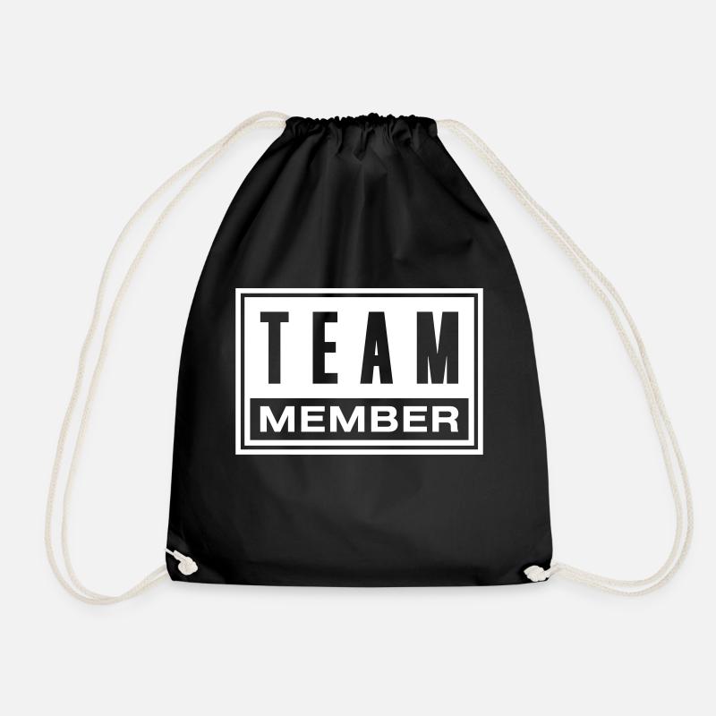 TEAM MEMBER - Turnbeutel - Schwarz