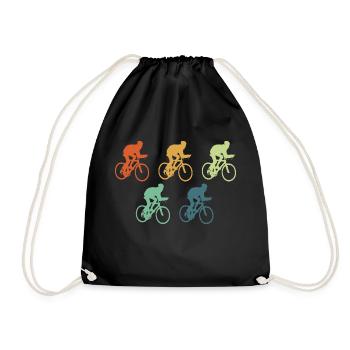 Fahrrad Vintage Retro Bike - Sac de sport léger - noir - Devant
