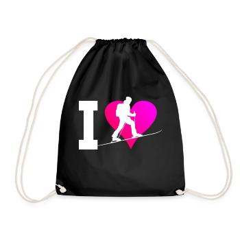 Ski de randonnée pour hommes Ski De randonnée Ski Alpinisme - Sac de sport léger - noir - Devant