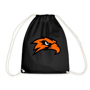 tête d’aigle - Sac de sport léger - noir - Devant