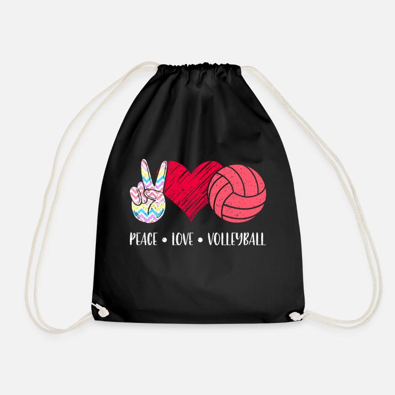 Volleyball - Turnbeutel - Schwarz