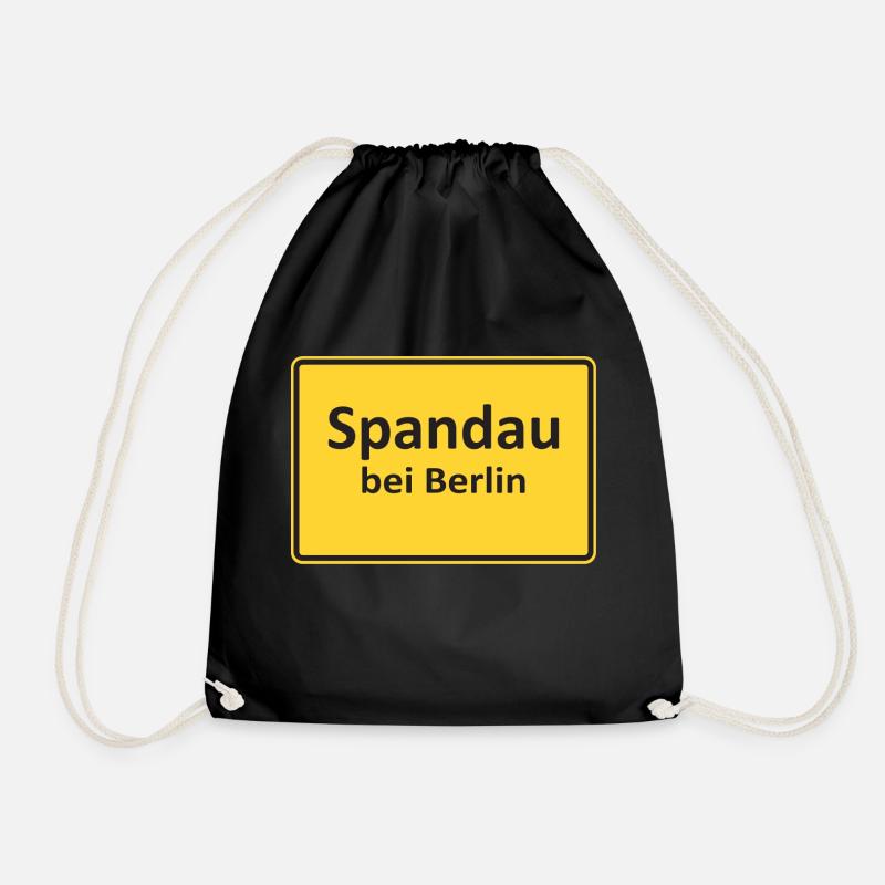 Spandau Ortseingang - Turnbeutel - Schwarz