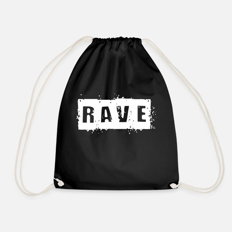 Rave - Turnbeutel - Schwarz