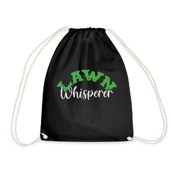 Tondeuse à gazon Tondeuse à gazon Drôle de jardinier - Sac de sport léger - noir - Devant