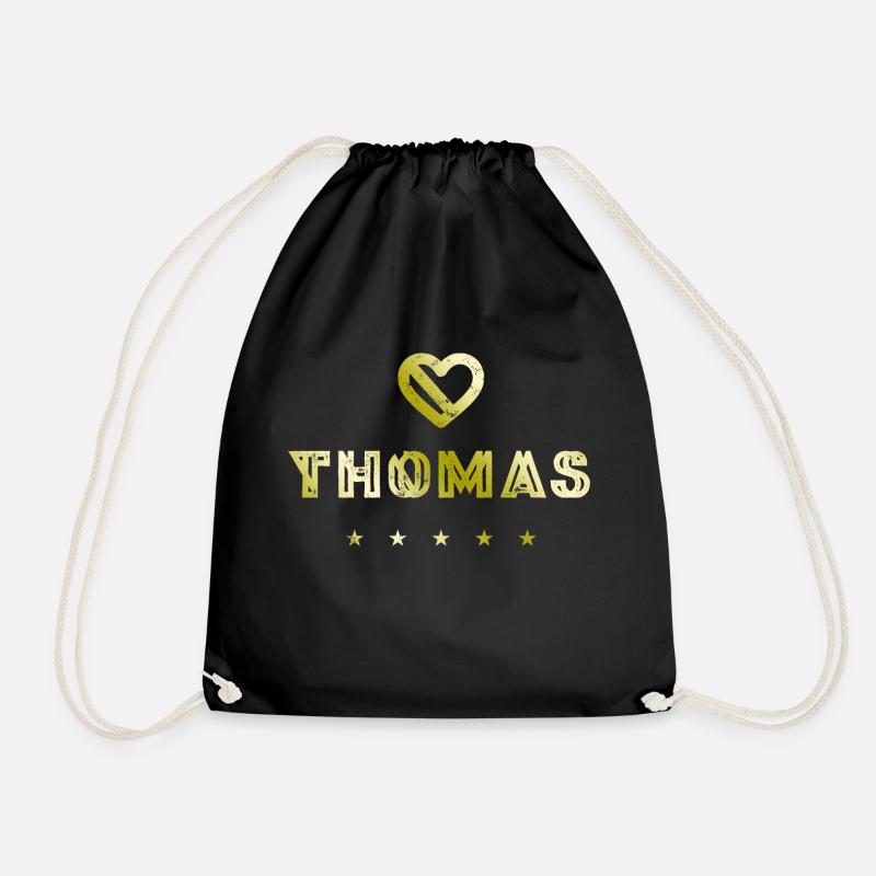 Thomas Herz - Drawstring Bag - black