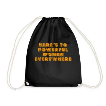 Voici aux femmes puissantes partout 3 - Sac de sport léger - noir - Devant