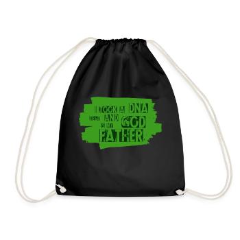 J’ai fait un test ADN et Dieu est mon père 13 - Sac de sport léger - noir - Devant