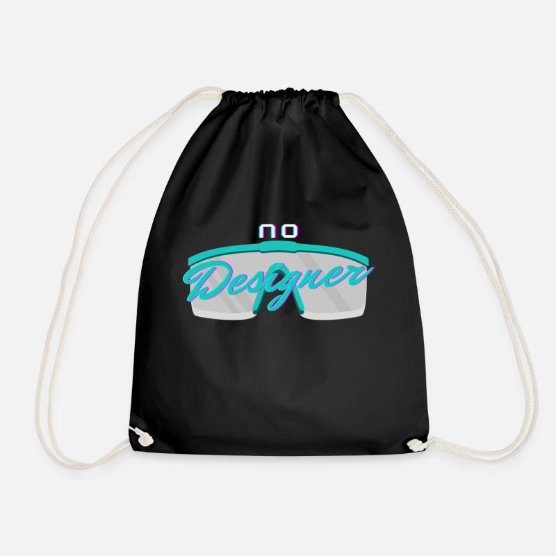 No Designer - Turnbeutel - Schwarz
