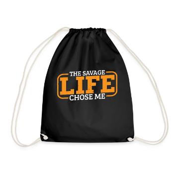 La vie sauvage m’a choisi 13 - Sac de sport léger - noir - Devant