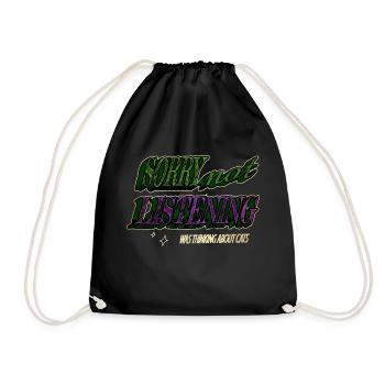 Déclaration I Love Cats - Sac de sport léger - noir - Devant