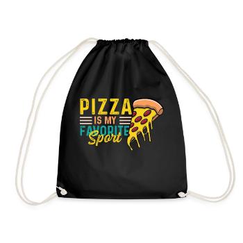 My favorite sport baker gift - Drawstring Bag - black - Front