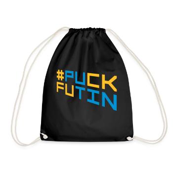 Conception du logo Puck Futin - Sac de sport léger - noir - Devant