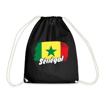 Sénégal - Sac de sport léger - noir - Devant