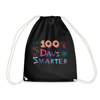 100 Days Of School - Turnbeutel - Schwarz - Vorne