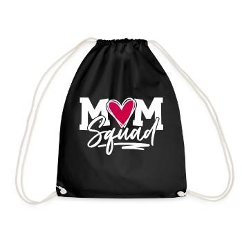 Maman Squad - Team Mama - Momlife - #Motherlife - Sac de sport léger - noir - Devant