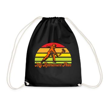Lancer de hache Lancer de hache professionnel Lancer de hache Lanceur de hache Ges - Sac de sport léger - noir - Devant