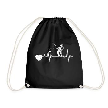 Pêche Hameçons Pêche Pêche Pêche Pêche - Sac de sport léger - noir - Devant