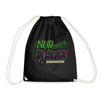 geek terrier hundehalter geburtstagsgeschenk tier - Turnbeutel - Schwarz - Vorne