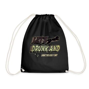anniversaire idée cadeau mignongolf golffille golflove - Sac de sport léger - noir - Devant