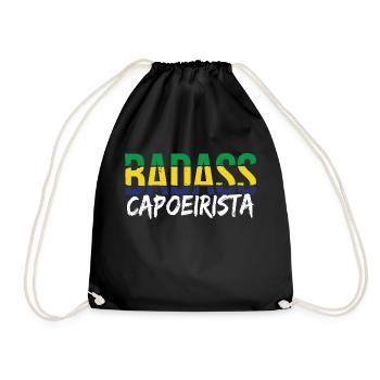 Capoeira - Turnbeutel - Schwarz - Vorne