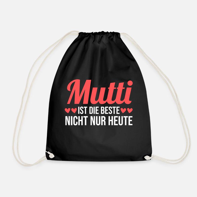 Mutter Muttertag Mama - Turnbeutel - Schwarz