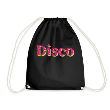 Disco - Turnbeutel - Schwarz - Vorne