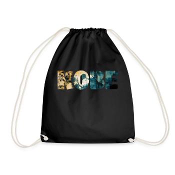 KOBE COLORFUL - Drawstring Bag - black - Front