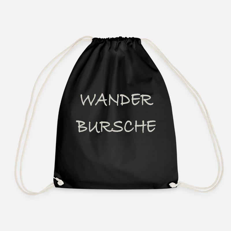 Wanderbursche - Turnbeutel - Schwarz