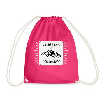 Après-Ski Zillertal - Turnbeutel - Fuchsia - Vorne